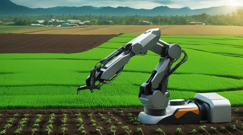Robot penanam tanaman