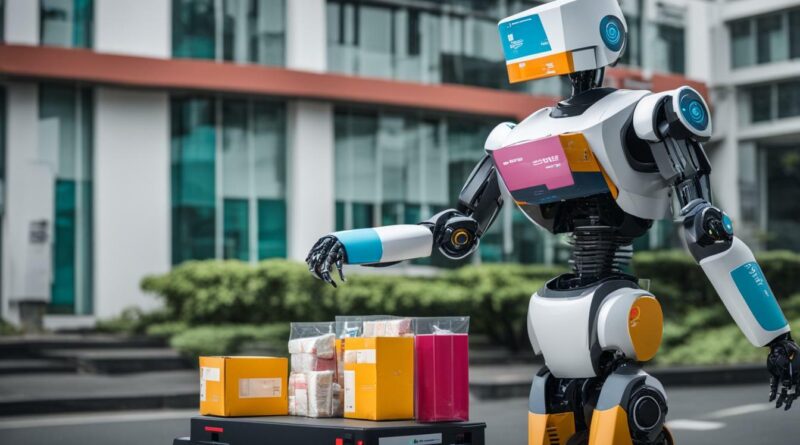 Robot pengiriman obat-obatan